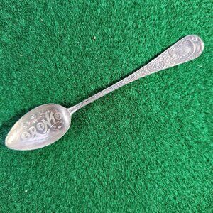 Antique Toronto Sterling Silver Spoon Souvenir 1902 Hand Engraved - 5 grams
